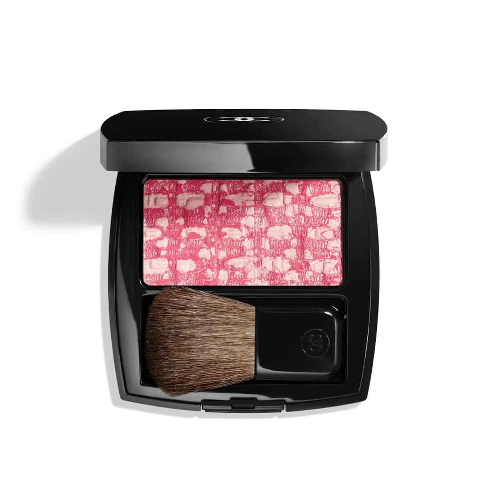 CHANEL LES TISSAGES DE CHANEL | BLUSH DUO TWEED EFFECT | 110 CHERRY BLOSSOM